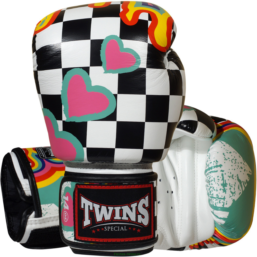 Боксерские перчатки Twins Special FBGVL3-65 Chess 10 oz