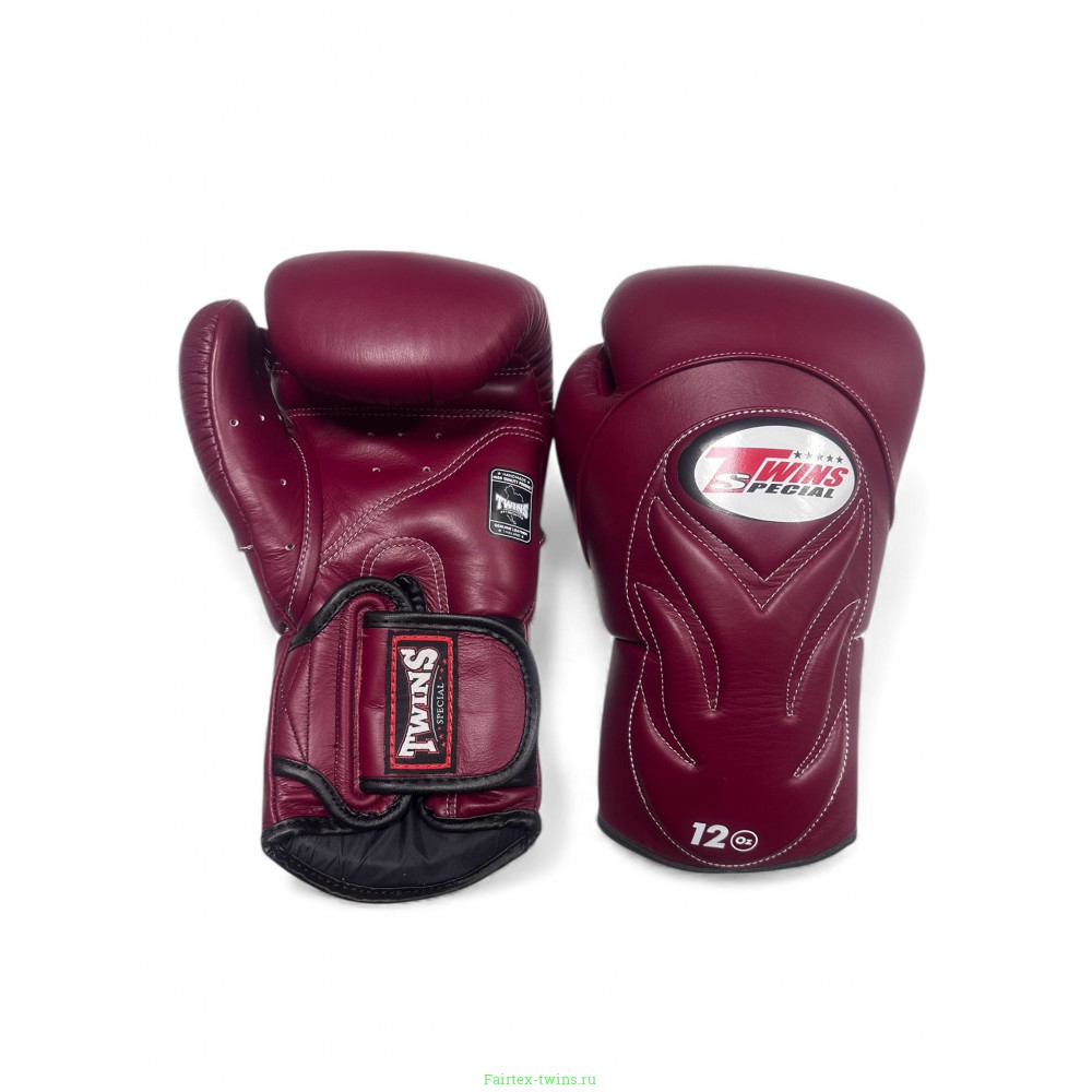 Боксерские перчатки Twins Special BGVL6 maroon maroon 16 oz