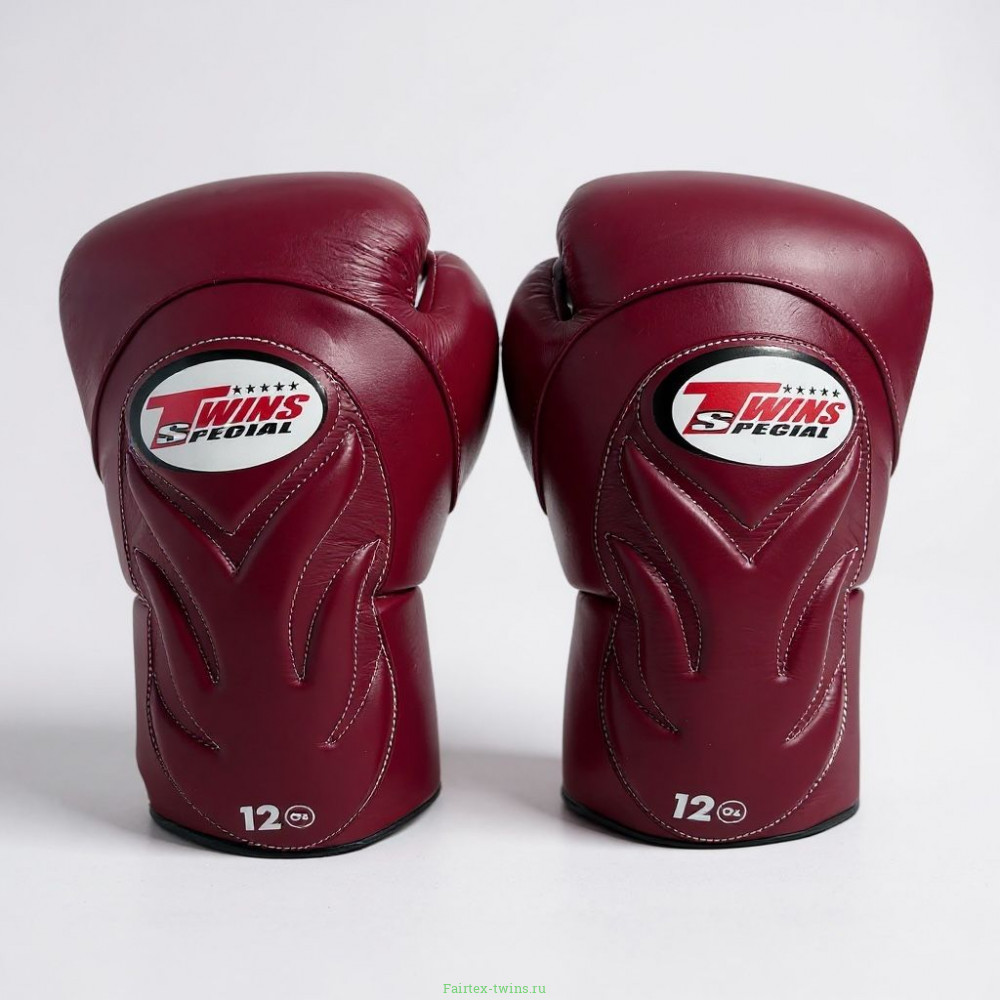 Боксерские перчатки Twins Special BGVL6 maroon maroon 16 oz