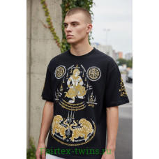 Футболка Тайский бокс Hanuman Gold L