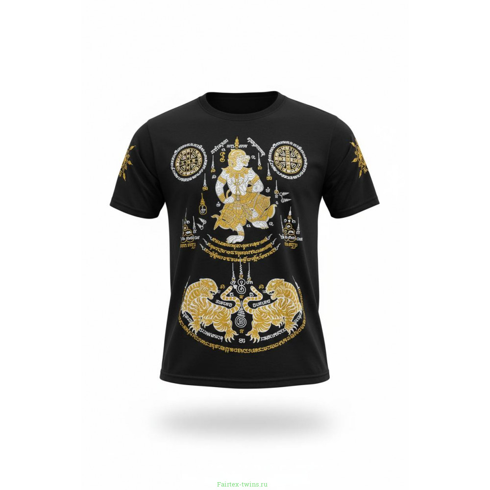 Футболка Тайский бокс Hanuman Gold S