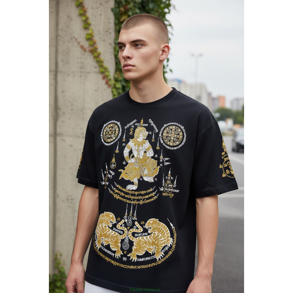 Футболка Тайский бокс Hanuman Gold S