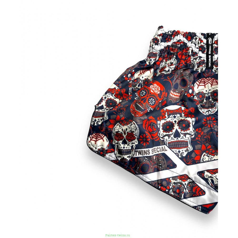 Шорты для бокса Twins Special TBS Halloween red 2XL