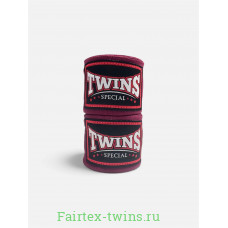Боксёрские бинты Twins Special CH5 maroon