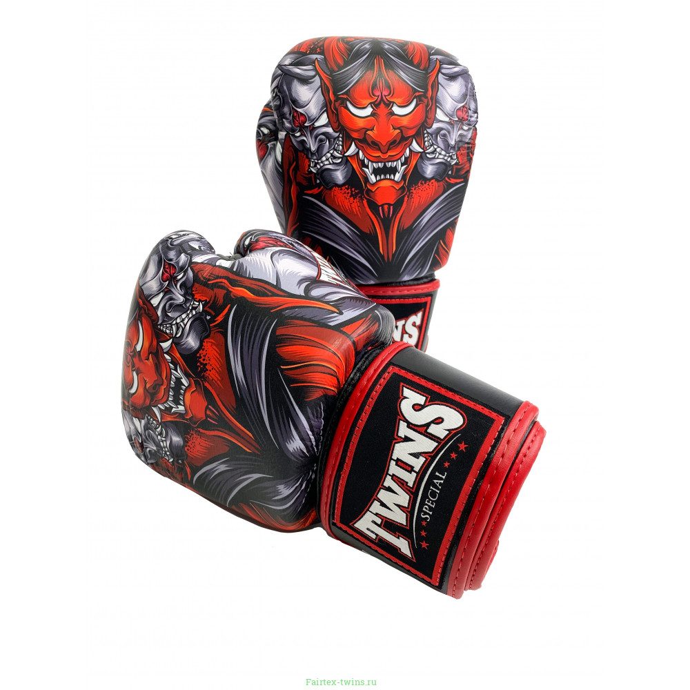 Боксерские перчатки Twins FBGVL3-58 (Кабуки) 8 oz