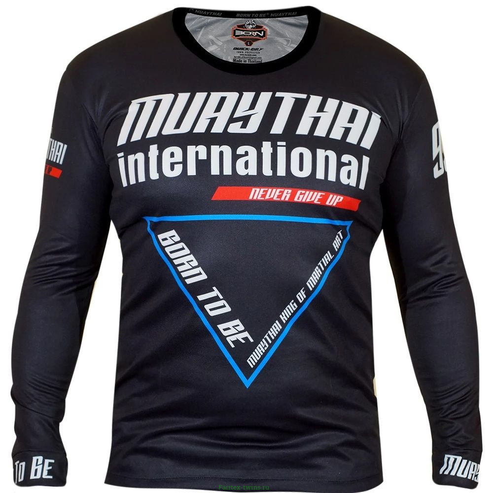 Футболка с длинным рукавом Муай-тай BORN TO BE SMTL15 L