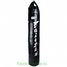 Боксерский мешок HB6 Fairtex Black Muaythai Banana Bag (БЕЗ НАПОЛНЕНИЯ)