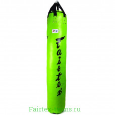 Боксерский мешок HB6 Fairtex green Muaythai Banana Bag (БЕЗ НАПОЛНЕНИЯ)