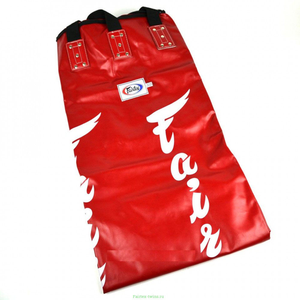 Боксерский мешок HB6 Fairtex red Muaythai Banana Bag (БЕЗ НАПОЛНЕНИЯ)