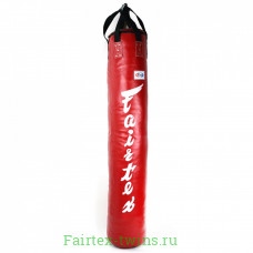 Боксерский мешок HB6 Fairtex red Muaythai Banana Bag (БЕЗ НАПОЛНЕНИЯ)