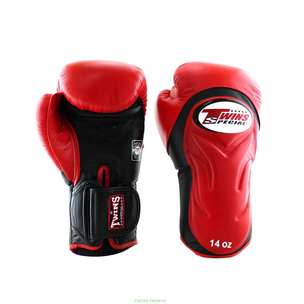 Боксерские перчатки BGVL6 black-red 14 oz