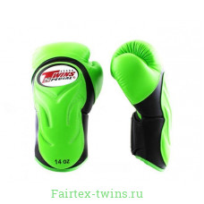 Боксерские перчатки BGVL6 black-green 12 oz