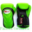 Боксерские перчатки BGVL6 black-green 16 oz