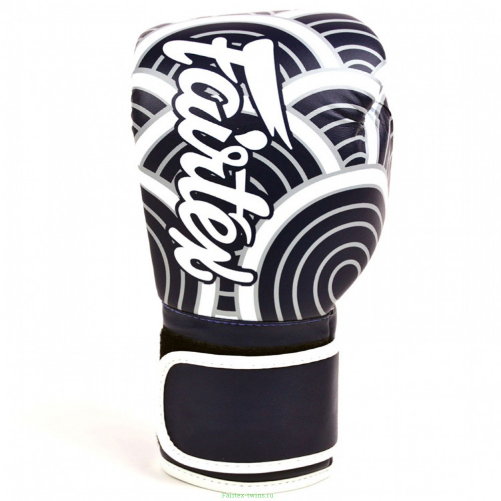 Боксерские перчатки Fairtex BGV14 Japanese blue 14 oz