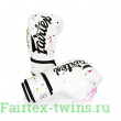 Боксерские перчатки Fairtex BGV14 painter white 12 oz