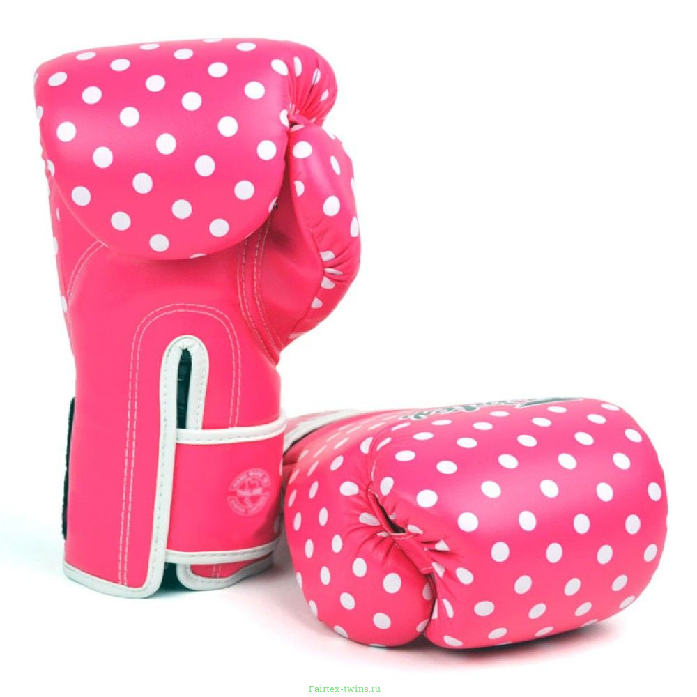 Боксерские перчатки Fairtex BGV14 polka dot 10 oz
