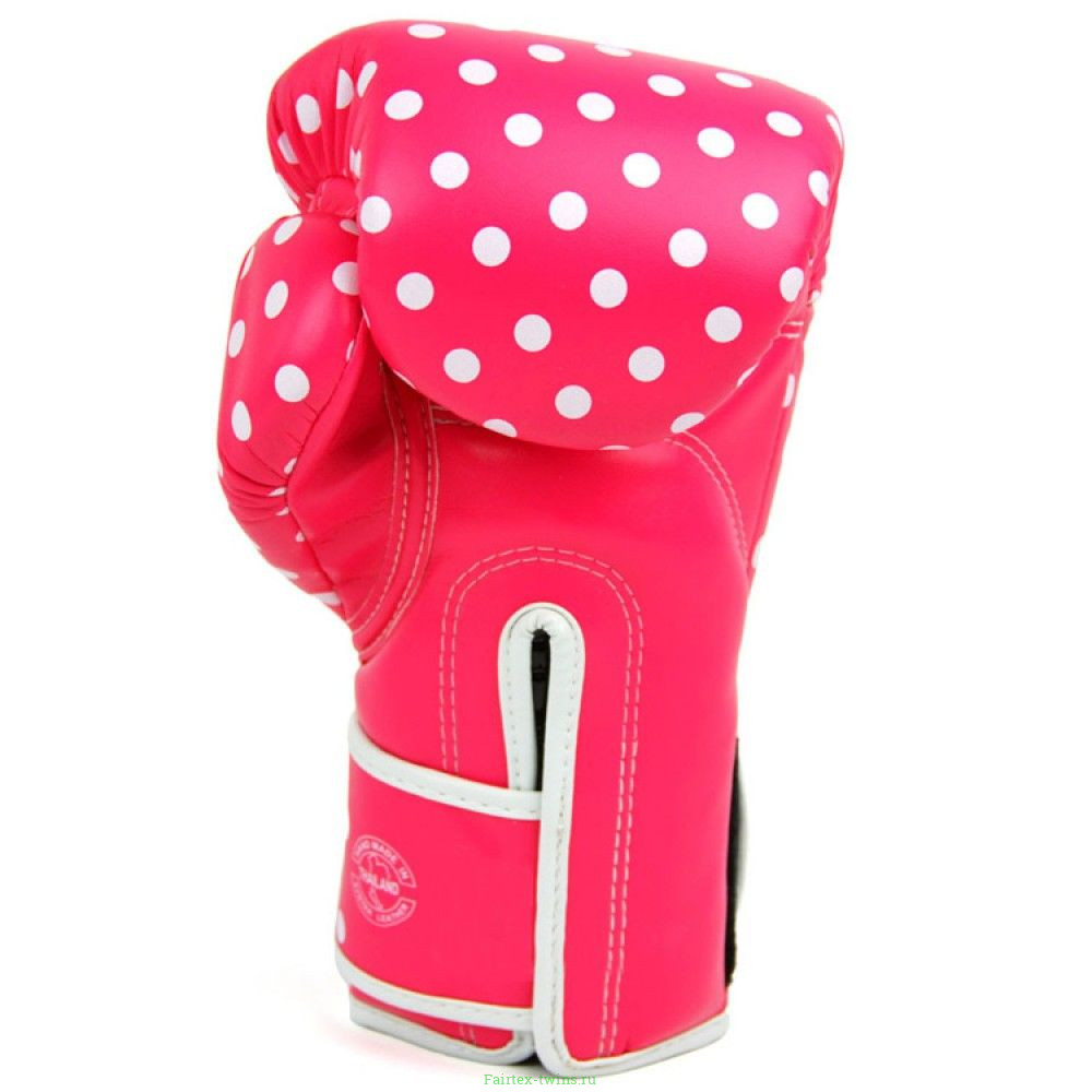 Боксерские перчатки Fairtex BGV14 polka dot 10 oz