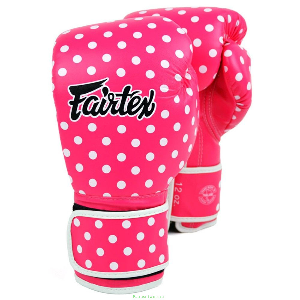 Боксерские перчатки Fairtex BGV14 polka dot 12 oz