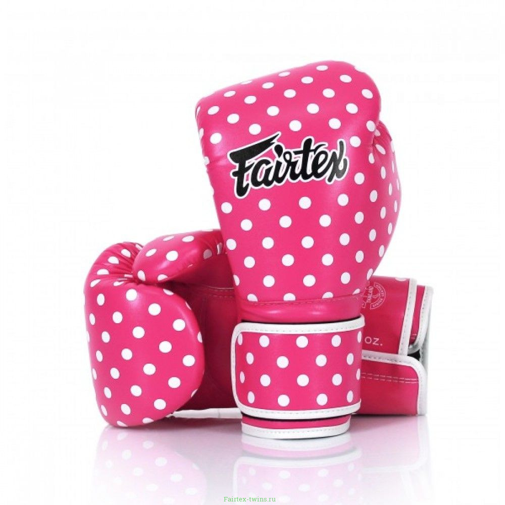 Боксерские перчатки Fairtex BGV14 polka dot 12 oz