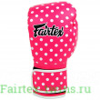 Боксерские перчатки Fairtex BGV14 polka dot 16 oz