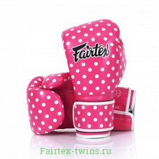 Боксерские перчатки Fairtex BGV14 polka dot 16 oz