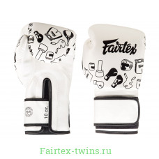 Боксерские перчатки Fairtex BGV14 Street Art Graffiti 1970 12 oz