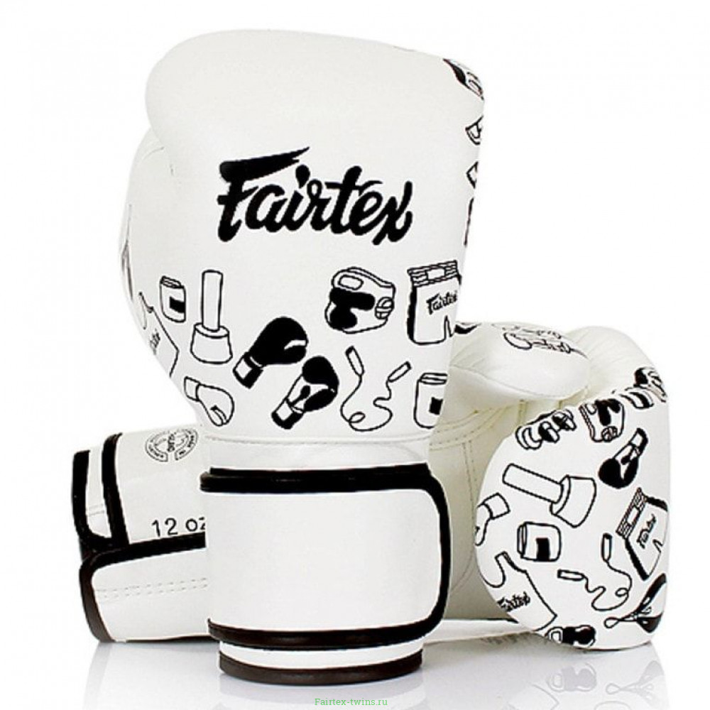 Боксерские перчатки Fairtex BGV14 Street Art Graffiti 1970 14 oz