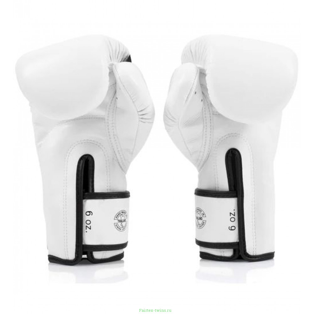 Боксерские перчатки Fairtex BGV14 white 14 oz
