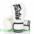 Боксерские перчатки Fairtex BGV14 white 14 oz