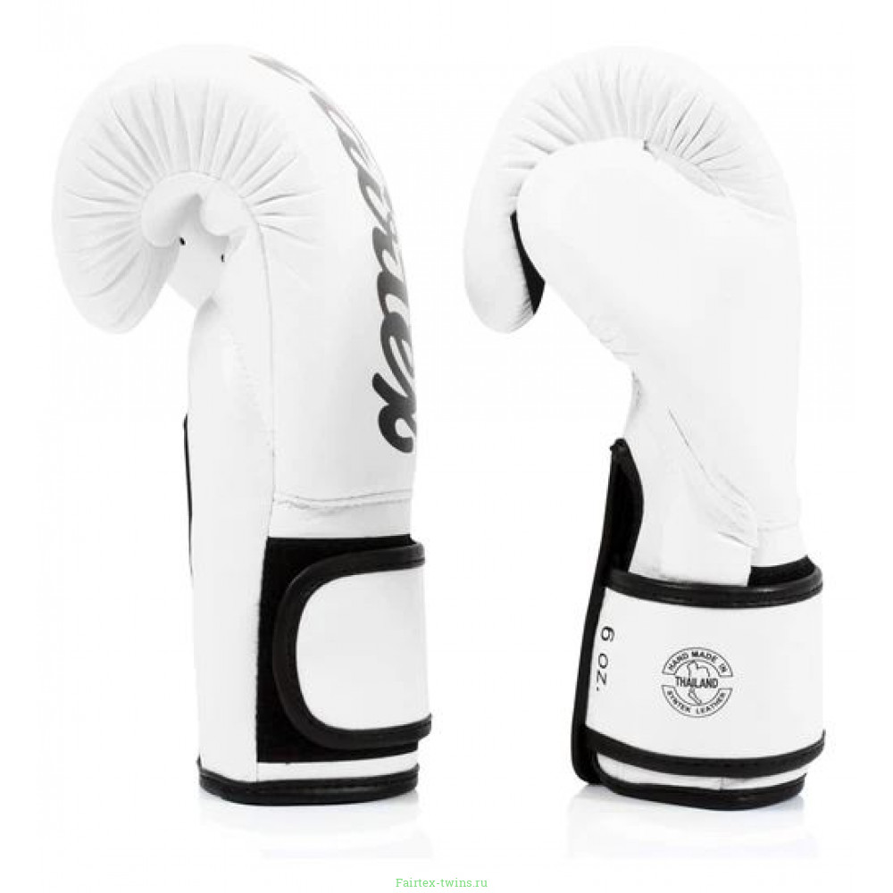 Боксерские перчатки Fairtex BGV14 white 16 oz