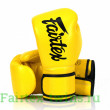 Боксерские перчатки Fairtex BGV14 yellow 12 oz