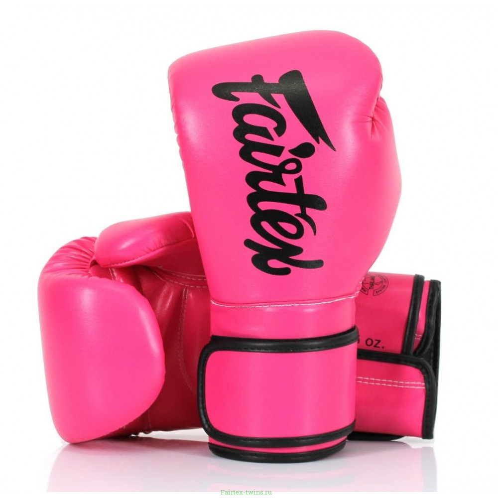 Боксерские перчатки Fairtex BGV14 pink 14 oz