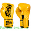 Боксерские перчатки Fairtex BGV18 Yellow 12 oz