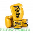 Боксерские перчатки Fairtex BGV18 Yellow 12 oz