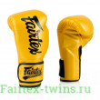 Боксерские перчатки Fairtex BGV18 Yellow 14 oz