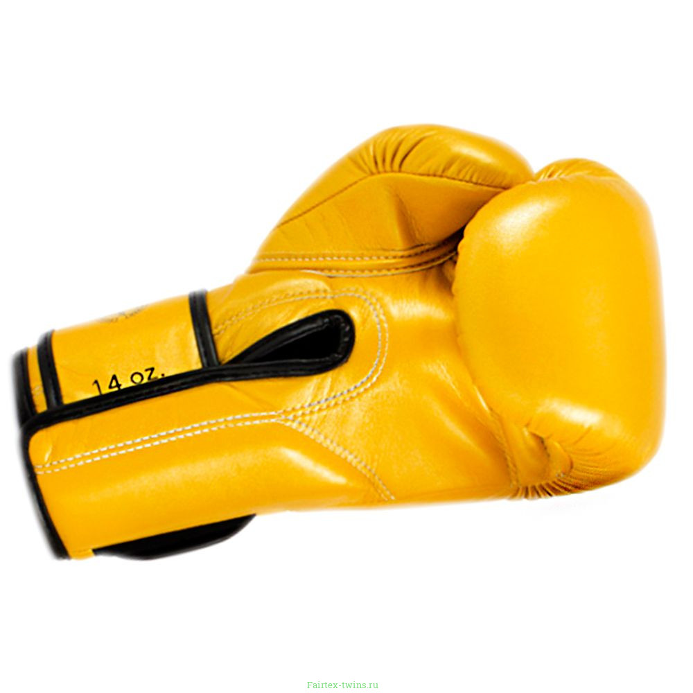 Боксерские перчатки Fairtex BGV18 Yellow 18 oz