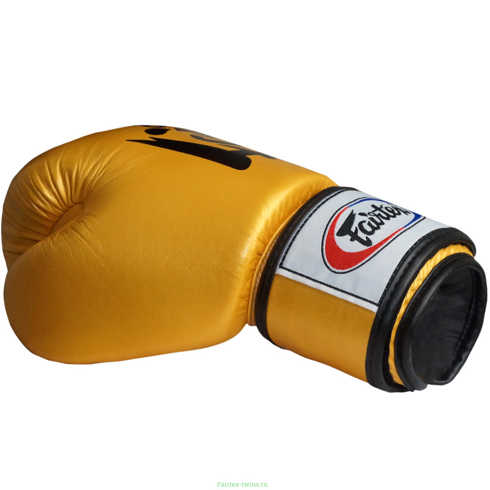 Боксерские перчатки Fairtex BGV19 gold 14 oz