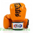 Боксерские перчатки Fairtex BGV19 orange 12 oz