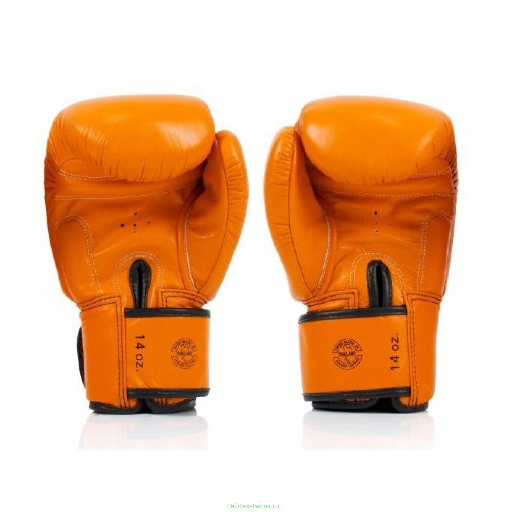 Боксерские перчатки Fairtex BGV19 orange 12 oz
