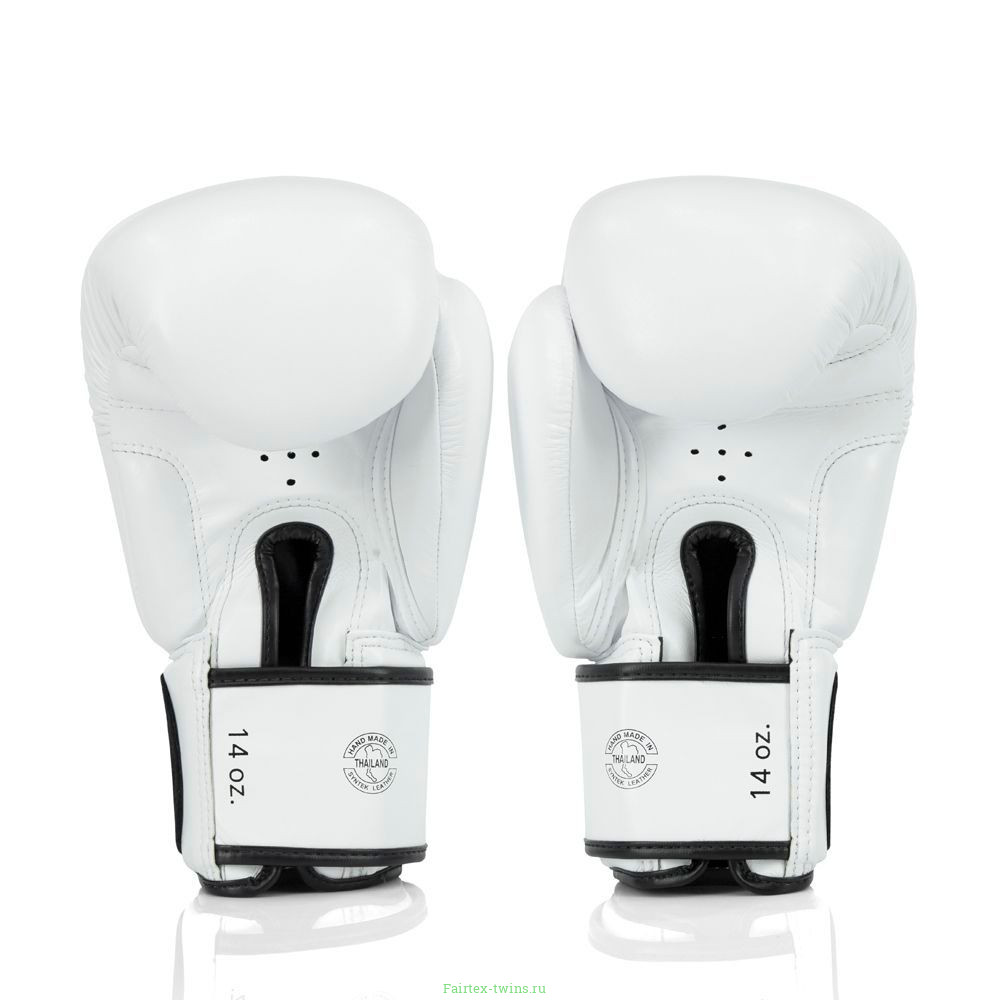 Боксерские перчатки Fairtex BGV27 white 16 oz