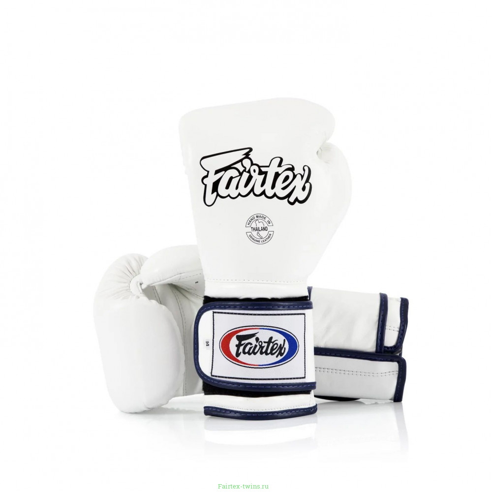 Боксерские перчатки Fairtex BGV9 white 14 oz