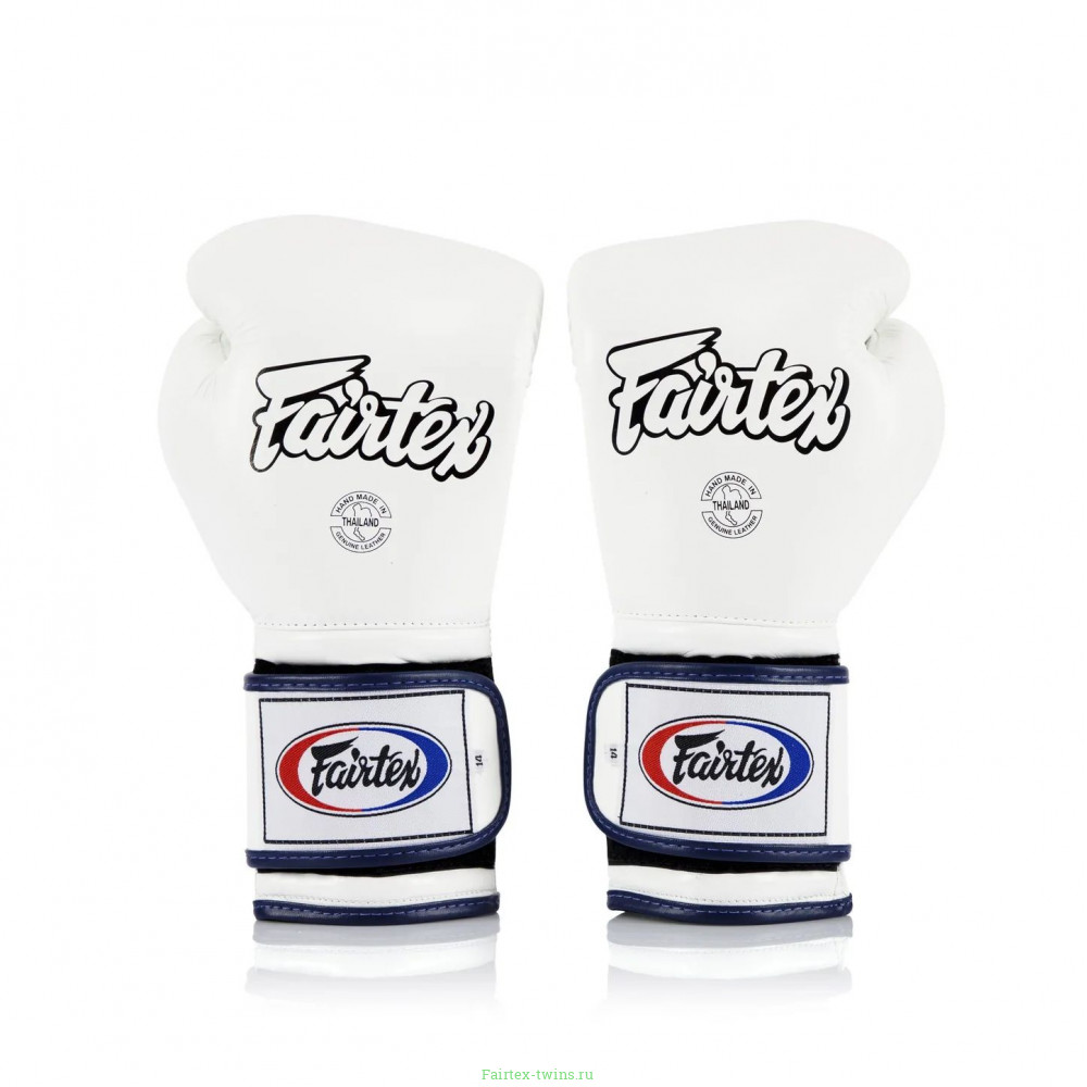 Боксерские перчатки Fairtex BGV9 white 16 oz