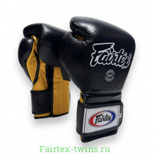 Боксерские перчатки Fairtex BGV9 black yellow 10 oz Боксерские перчатки Fairtex BGV9 black yellow 10 oz
