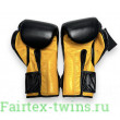 Боксерские перчатки Fairtex BGV9 black yellow 16 oz