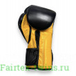 Боксерские перчатки Fairtex BGV9 black yellow 16 oz