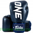 Боксерские перчатки Fairtex One ChampionShip blue 10 oz