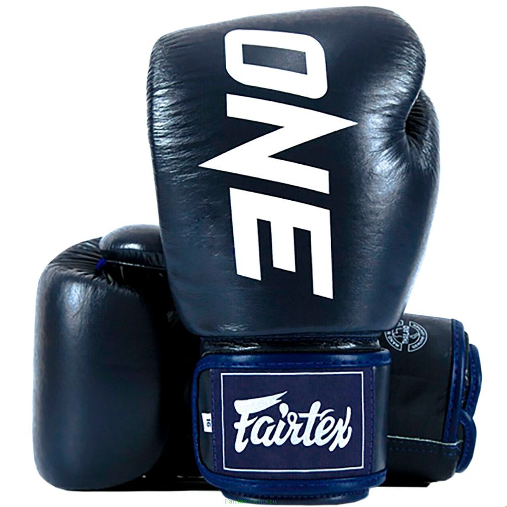 Боксерские перчатки Fairtex One ChampionShip blue 14 oz