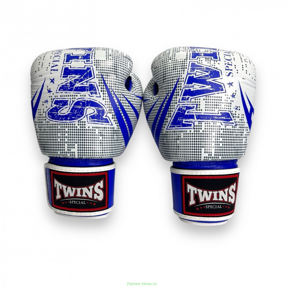 Боксёрские перчатки FBGVL3-TW5 white blue 10 oz