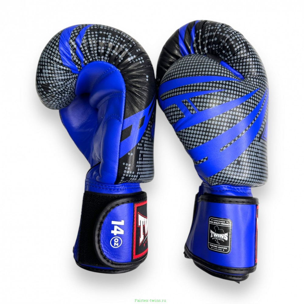 Боксёрские перчатки FBGVL3-TW5 black blue 12 oz