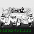 Боксёрские перчатки FBGVL4-66 comic 12 oz